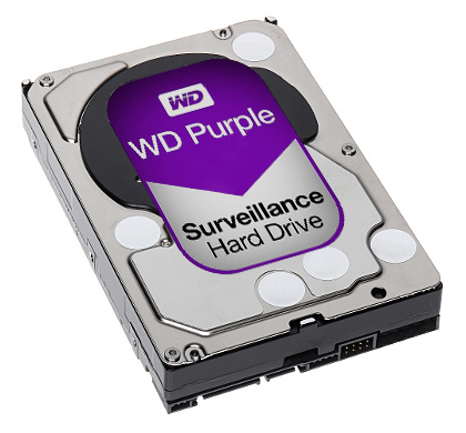 WD Purple 1 TB, 64 MB cache, 6 Gb SATA., 5400 ot.